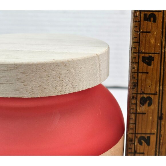 Tropical Sunset Scented Candle 15 Oz With Wooden Lid Double Wick - Picture 7 of 9